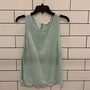 Monteau Scalloped Top